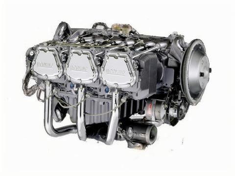 220kW Six Cylinder Aircraft Piston Engine IO 580