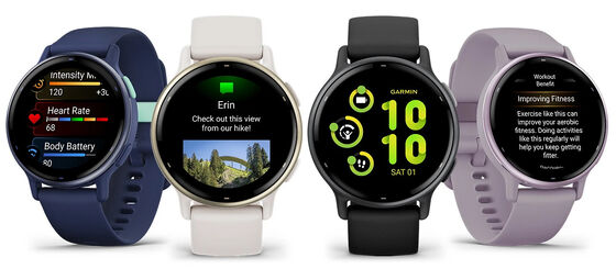 Garmin iVivoactive 5 Kadınlar Erkek Akıllı Saat Silikon